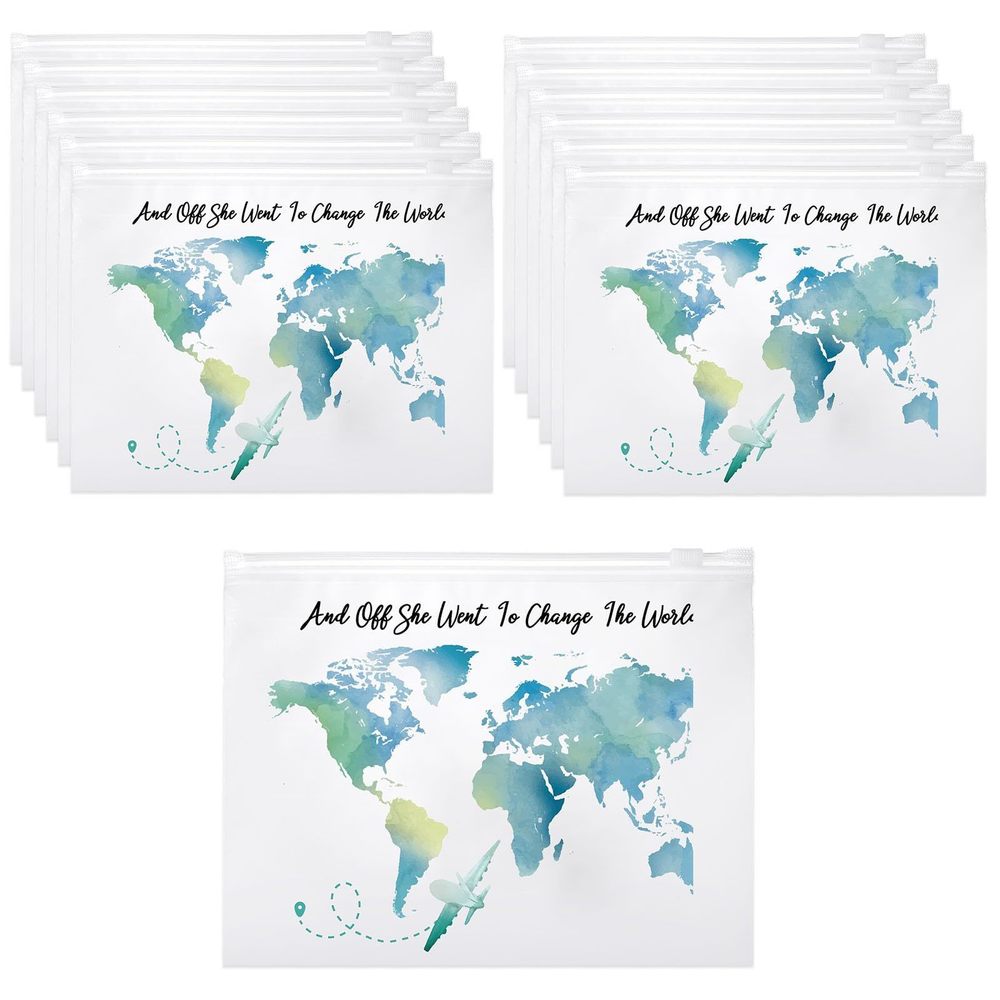50 Pcs Inspirational Gifts Bulk For Women Cosmetic Bag Eva You Are Braver🦏